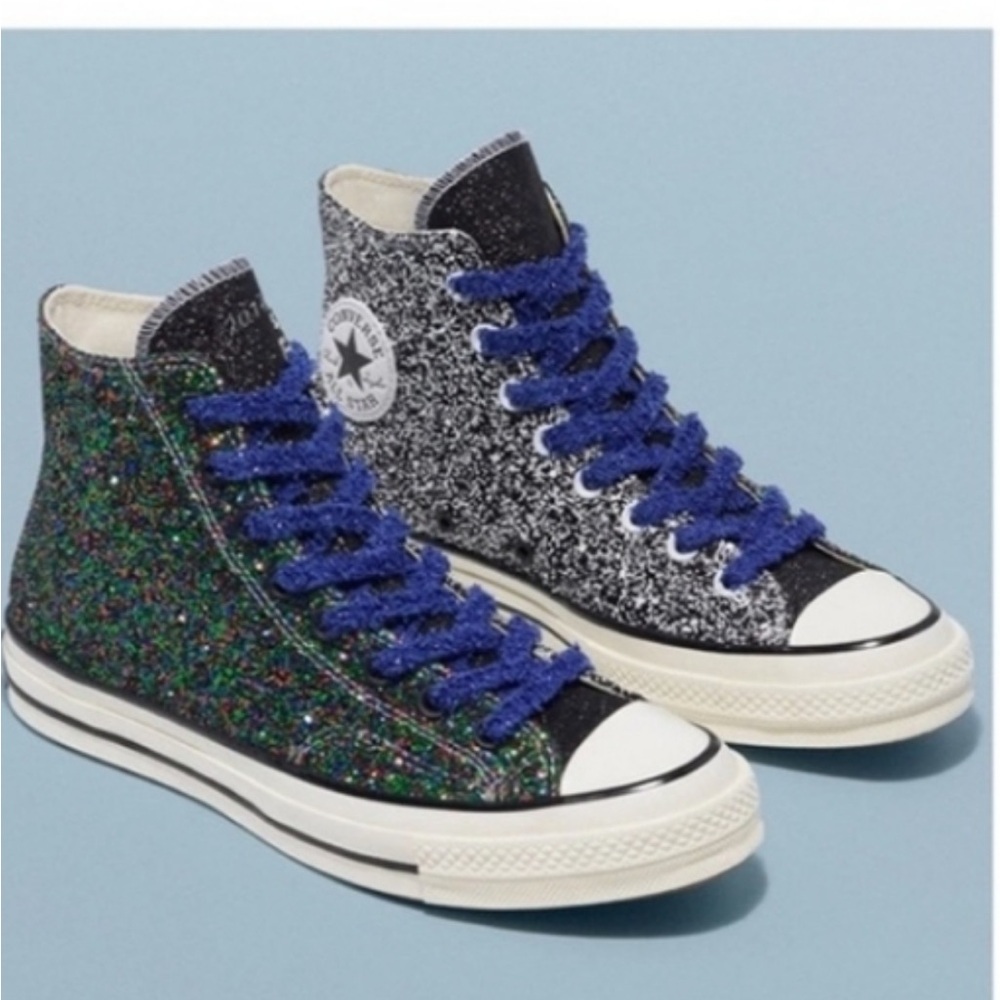 Converse Multicolor Glitter High-Top Sneakers